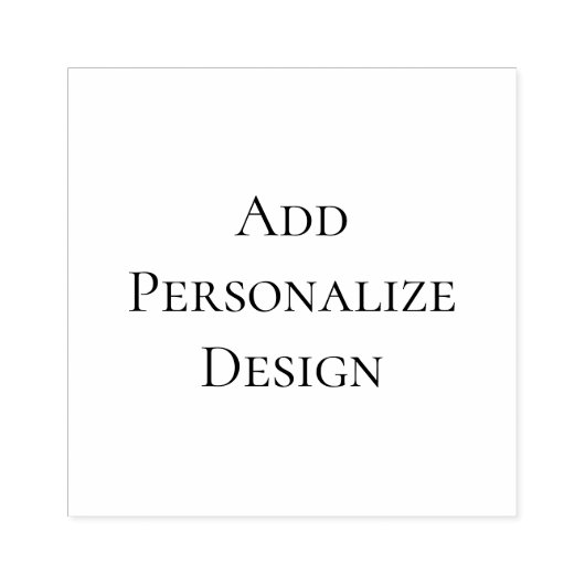 Personalized Custom 2.5" x 2.5" ラバースタンプ (インプリント)