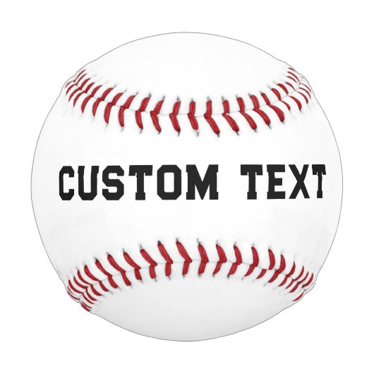 Personalized Custom Baseball –Add Your Name Here 野球ボール (正面)