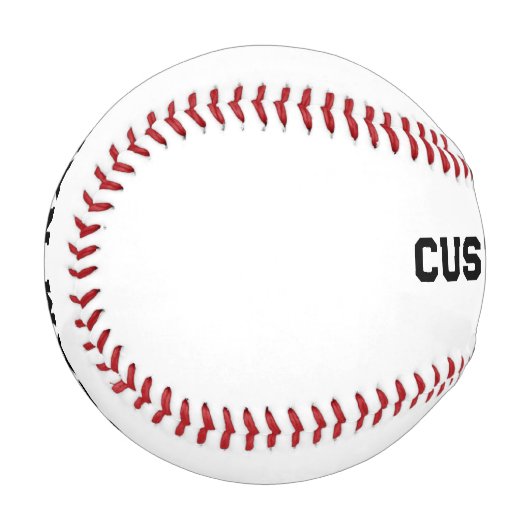 Personalized Custom Baseball –Add Your Name Here 野球ボール (正面左)