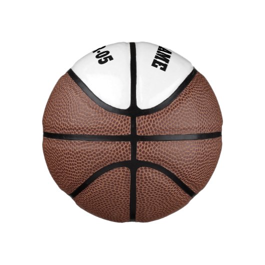 Personalized Custom Basketball –Your Text Here ミニバスケットボール (右)