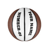 Personalized Custom Basketball –Your Text Here ミニバスケットボール (縦)