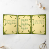 Personalized Custom Brochures Forest 三つ折りカード (内部)