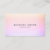 Personalized Custom Elegant Modern Plain Metal 名刺 (正面)