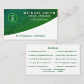 Personalized Custom Elegant Modern Plain Metal 名刺 (正面/裏面)