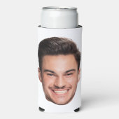 Personalized Custom Face スリム缶クーラー (Seltzer正面)