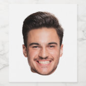 Personalized Custom Face ワインラベル (シングルラベル)