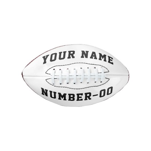 Personalized Custom Football –Add Your Text Here アメリカンフットボール (正面)