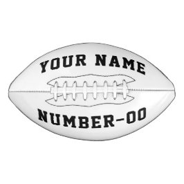 Personalized Custom Football –Add Your Text Here アメリカンフットボール