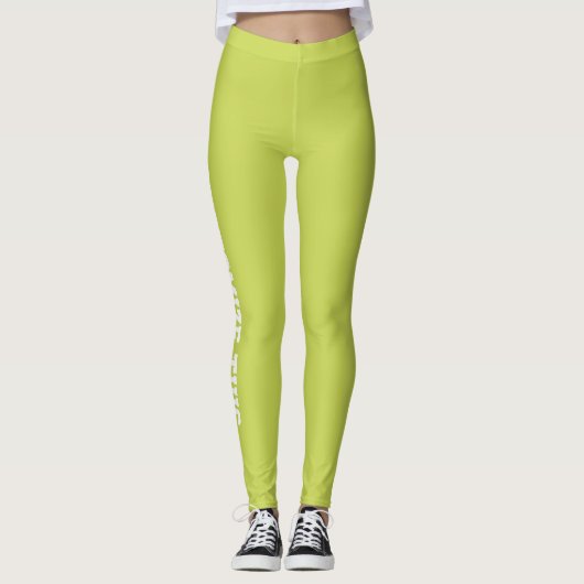 Personalized Custom Leggings for Women レギンス (正面)