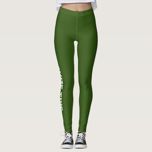 Personalized Custom Leggings for Women レギンス (正面)