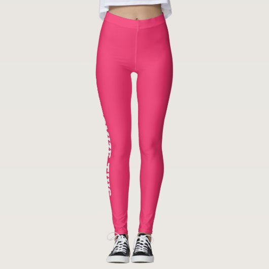 Personalized Custom Leggings for Women レギンス (正面)