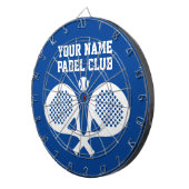 Personalized custom logo padel player dartboard ダーツボード (正面右)