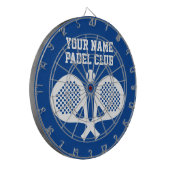 Personalized custom logo padel player dartboard ダーツボード (正面左)