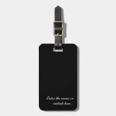 Personalized Custom Luggage Tag ラゲッジタグ (正面縦)