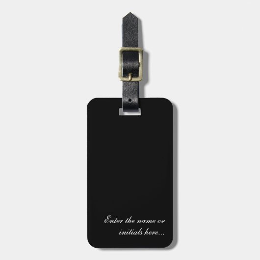 Personalized Custom Luggage Tag ラゲッジタグ (正面縦)