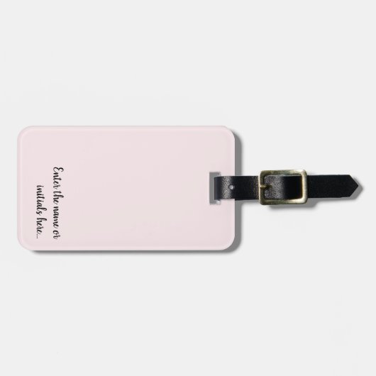 Personalized Custom Luggage Tag ラゲッジタグ (正面横)