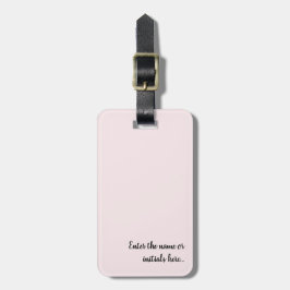 Personalized Custom Luggage Tag ラゲッジタグ