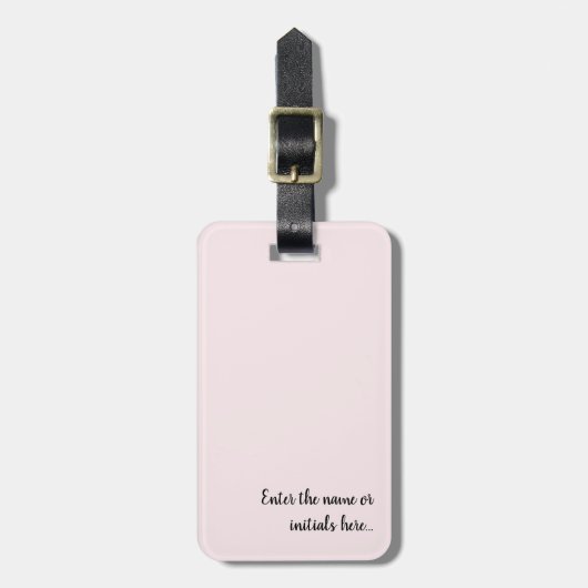 Personalized Custom Luggage Tag ラゲッジタグ (正面縦)