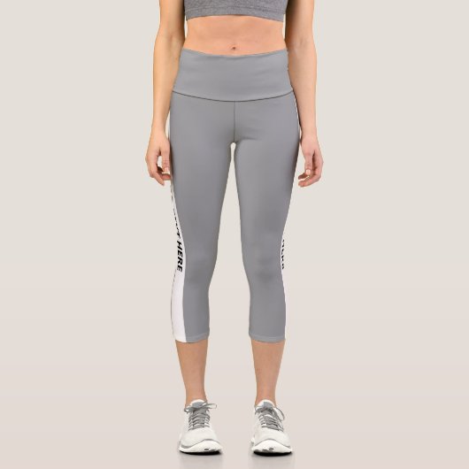 Personalized Custom Made Leggings– Create Your Own カプリレギンス (正面)