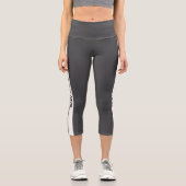 Personalized Custom Made Leggings– Create Your Own カプリレギンス (正面)