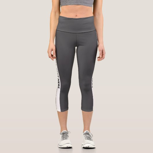 Personalized Custom Made Leggings– Create Your Own カプリレギンス (正面)