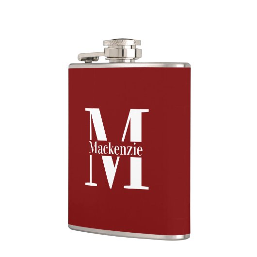 Personalized Custom Made Monogrammed フラスク (左)