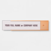 Personalized Custom Name Door Sign Example サインプレート (正面)