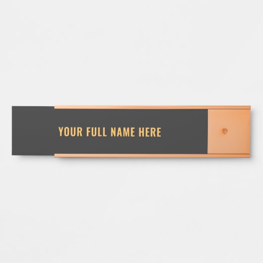 Personalized Custom Name Door Sign Example サインプレート (正面)