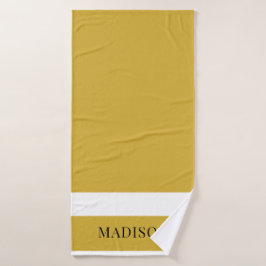 Personalized Custom Name Stylish Bath Towel バスタオル