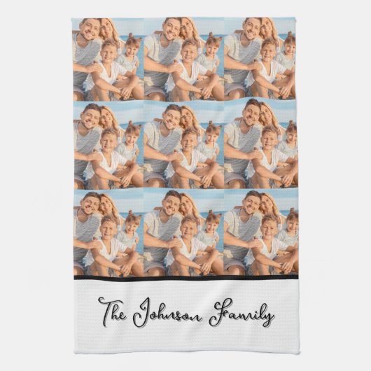 Personalized Custom Photo  キッチンタオル (縦)