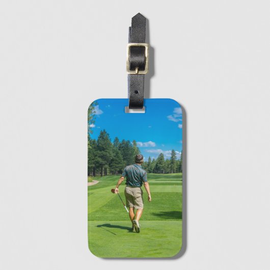 Personalized Custom Photo ラゲッジタグ (正面縦)