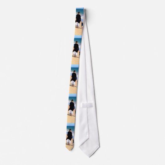 Personalized Custom Photo Neck Tie ネクタイ (裏面)