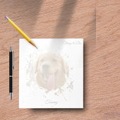 Personalized Custom Photo Pet with Name ノートパッド