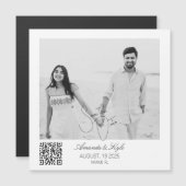 Personalized Custom Photo Save the Date magnet (正面/裏面)