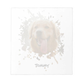 Personalized Custom Photo with Name ノートパッド