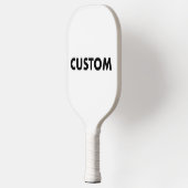Personalized Custom Pickleball Paddle WHITE Handle ピックルボールラケット (左)
