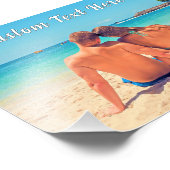 Personalized Custom Text and Photo Poster Example フォトプリント (角)