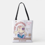 Personalized Custom Volleyball Mother トートバッグ (裏面)