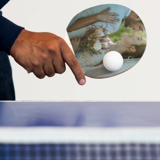 Personalized Custom Wedding Image Ping Pong Paddle 卓球ラケット (インサイチュ)