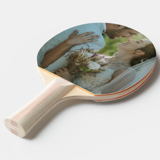 Personalized Custom Wedding Image Ping Pong Paddle 卓球ラケット (正面アングル)