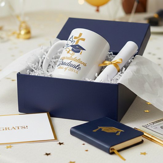 Personalized custom year Christian Graduation ツートーンマグカップ