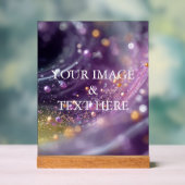 Personalized Custom Your Own Photo アクリルサイン (ニュートラル)