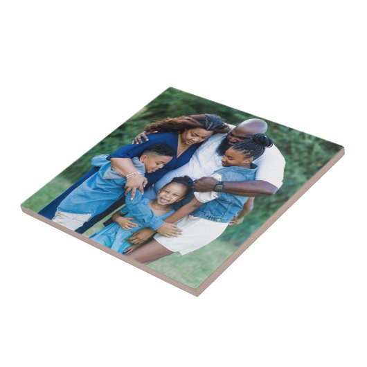 Personalized Custom Your Own Photo Ceramic Tile タイル (側面)