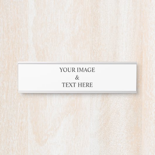 Personalized Custom Your Own Photo & Text サインプレート (正面)