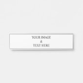 Personalized Custom Your Own Photo & Text サインプレート (正面)