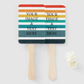 Personalized Custom Your Own Photo & Text  ハンドファン (正面&裏面)