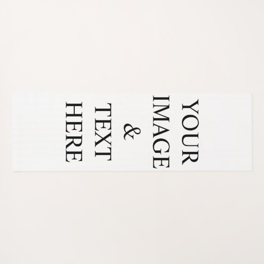 Personalized Custom Your Own Photo & Text  ヨガマット (裏面(横))