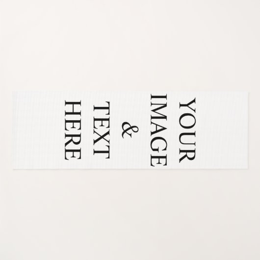 Personalized Custom Your Own Photo & Text  ヨガマット (正面(横))
