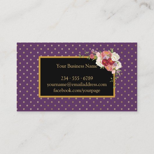 Personalized Custom Your Own Photo & Text 名刺 (裏面)