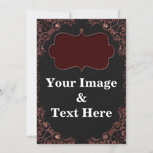 Personalized Custom Your Own Photo & Text Invitati 招待状